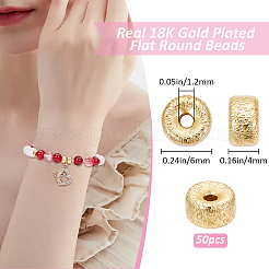 50 шт. Латунные бусины&nbsp;KK-BBC0012-09A