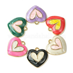 30шт 6 цвета сплава эмалевые подвески&nbsp;FIND-CJ0002-35