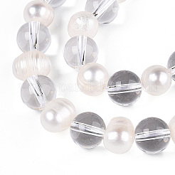 Прозрачные стеклянные бусины&nbsp;PEAR-N019-06