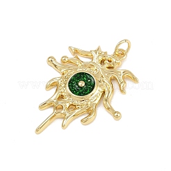 Латунь эмаль подвески&nbsp;KK-L240-11G