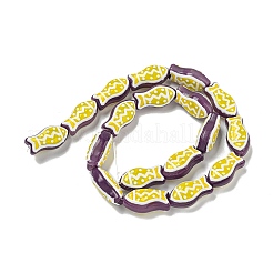 Прозрачные стеклянные бусины ручной работы&nbsp;GLAA-N0028-02E