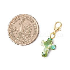 Подвесные украшения из искусственной бирюзы&nbsp;HJEW-JM03946-02