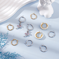 Серьги-кольца из нержавеющей стали 304&nbsp;STAS-PH0019-03