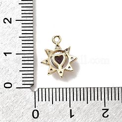 Латунные микро проложить кубического циркония подвески&nbsp;KK-H089-24G