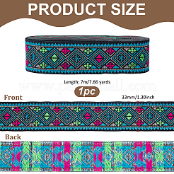 1 шт. винтажная жаккардовая полиэстеровая лента&nbsp;OCOR-PH0007-36B