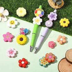 16шт 16 стиля силиконовые бусины&nbsp;SIL-YW0002-03