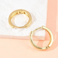 Латунные серьги обруча&nbsp;EJEW-A156-09B-G