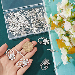 40 шт. застежки из сплава в тибетском стиле&nbsp;FIND-SP0001-57