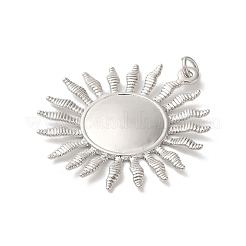 Подвески из солнечной латуни с покрытием стойки&nbsp;KK-Z056-05P