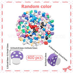 172 г бусины из полимерной глины ручной работы&nbsp;CLAY-PA0001-19