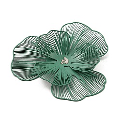 Колпачки для бусин из нержавеющей стали 430 с распылительной печатью&nbsp;STAS-P359-03F