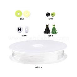 3 цвет 1155шт diy гана ямайская тема стрейч браслеты наборы для изготовления&nbsp;DIY-LS0001-22C