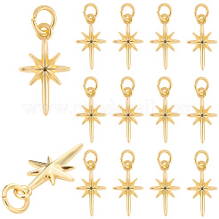 20шт латунные подвески&nbsp;KK-SC0006-72G