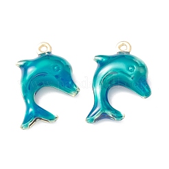 Подвески из латуни с эмалью в стойку&nbsp;KK-B053-07G