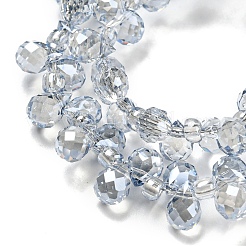 Гальванизируйте прозрачное стекло бисер нитей&nbsp;EGLA-P052-01A-PL03