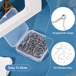 22 шт. 11 стиля подвески из нержавеющей стали 304&nbsp;STAS-TA0003-20