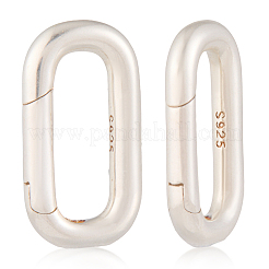 2 шт. 925 кольца-пружинки из стерлингового серебра&nbsp;STER-CN0001-44