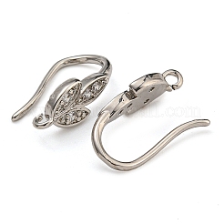 Латунные крючки для серьги из чистого циркония&nbsp;KK-R149-19P