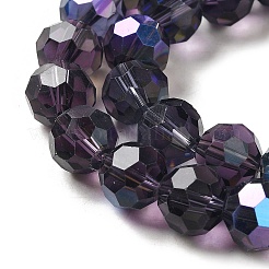 Гальванизируйте прозрачное стекло бисер нитей&nbsp;EGLA-A035-T10mm-L15