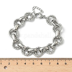 Браслеты-цепочки Rolo из нержавеющей стали 304 для женщин&nbsp;BJEW-S176-01P-B