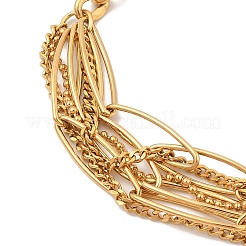 Браслеты из нержавеющей стали 304 для женщин&nbsp;BJEW-A023-07G-02