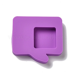 Diy диалоговое окно кулон силиконовые Молды&nbsp;LS-AJEW-A034-03