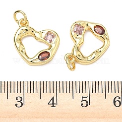 Латунные микро проложить кубического циркония подвески&nbsp;KK-P348-02A-G01