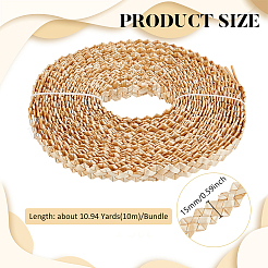 Шнуры плетеные из пшеницы&nbsp;OCOR-WH0063-114B