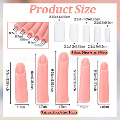 2 пакетик силиконовой модели для рук с ногтями&nbsp;MRMJ-OC0004-15
