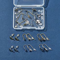 24 шт. крючки для сережек из нержавеющей стали 304&nbsp;STAS-FS0001-94