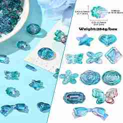 250 г прозрачных акриловых бусин&nbsp;MACR-CJ0002-26