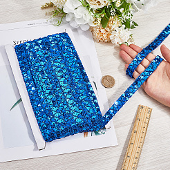 Бусины-пайетки из пластика и полиэстера&nbsp;OCOR-WH20016-04A