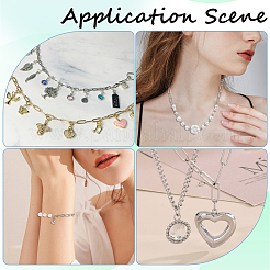 Наборы для изготовления цепочек-скрепок из нержавеющей стали 304&nbsp;DIY-SC0029-33