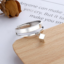 Серебряные кольца на палец с 925 родиевым покрытием&nbsp;FS-WGD078D-01