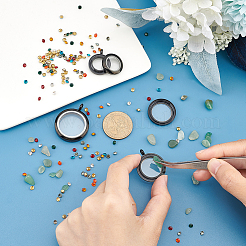 3 шт. 3 подвески-медальоны из нержавеющей стали 304&nbsp;FIND-UN0001-83EB