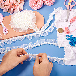 10 ярд кружевной отделки из полиэстера&nbsp;OCOR-TA0002-11A