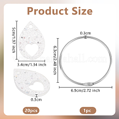 20 шт. акриловая нить на катушке&nbsp;TOOL-OC0001-92C
