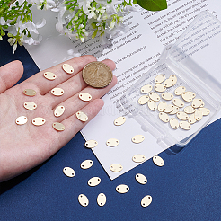 50 шт. латунные соединительные подвески&nbsp;KK-UN0005-56