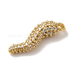 Подвеска из латуни с микропаве из кубического циркония&nbsp;KK-A229-03B-G