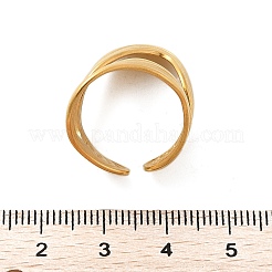 Нерегулярные открытые манжетные кольца из нержавеющей стали 304&nbsp;LS-RJEW-M070-01G