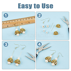 32 шт. 4-цветные бусины-конусы из сплава в тибетском стиле FIND-DC0003-96