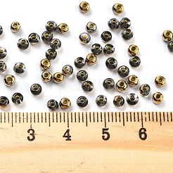 Внутри цвета стеклянные бусины&nbsp;SEED-A032-03J