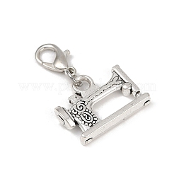 9 шт. 9 стиля швейных инструментов тибетский стиль сплав подвесные украшения&nbsp;HJEW-JM03581