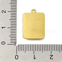 Подвеска из нержавеющей стали 304 со стразами&nbsp;STAS-D192-05G