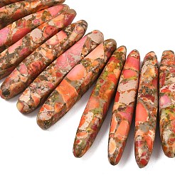 Синтетические градуированные бусины из императорской яшмы&nbsp;G-L647-C01-01A