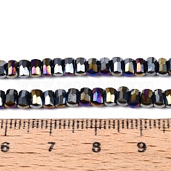 Гальванические непрозрачные стеклянные бусины&nbsp;EGLA-N022-09A-C01