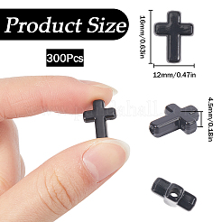 300 шт. Непрозрачные акриловые бусины&nbsp;MACR-SC0001-16A