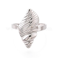 Регулируемые манжеты из нержавеющей стали 304 с открытыми кольцами для женщин&nbsp;RJEW-N052-23P