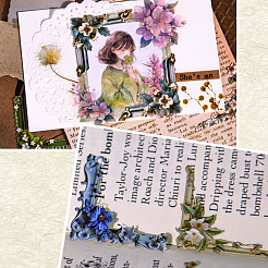 5 пакетик 5-х цветных декоративных наклеек в виде цветов для животных&nbsp;DIY-SP0005-51B