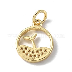 Латунные микро проложить кубического циркония подвески&nbsp;ZIRC-F131-18G